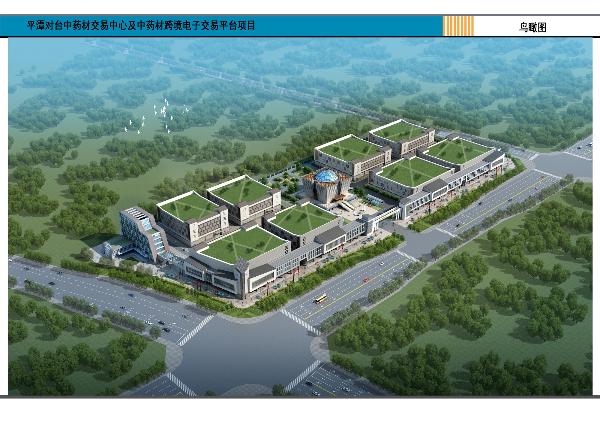 福建平潭海峽中藥材交易有限責任公司平潭對臺中藥材交易中心及中藥材跨境電子交易平臺項目